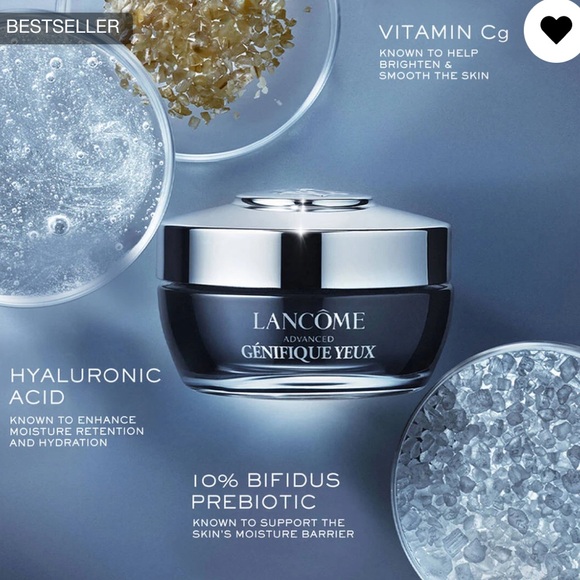 Lancome ADVANCED GÉNIFIQUE EYE CREAM Hydrating and brightening 15ml - Picture 2 of 4